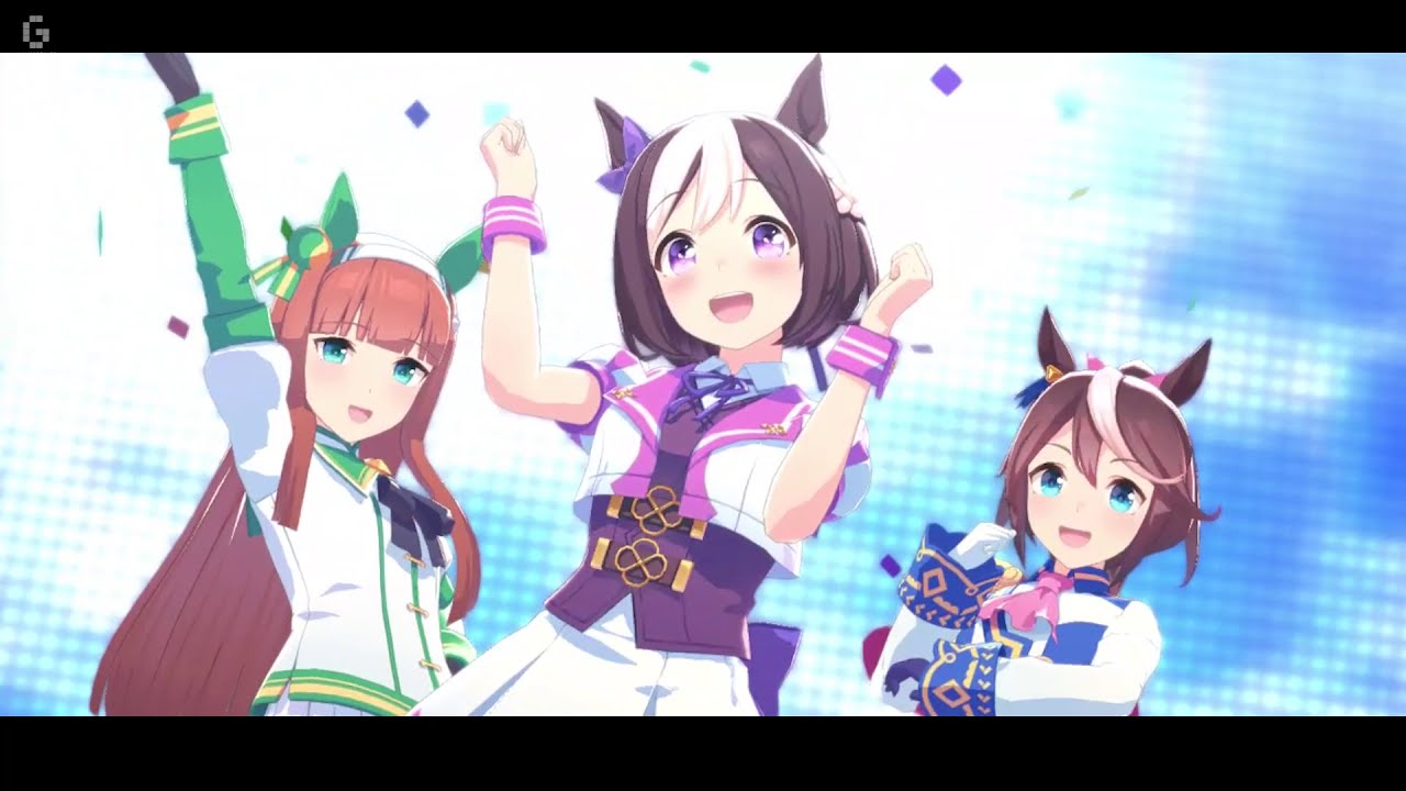 Uma Musume training screen showing support cards and training options for optimal character development